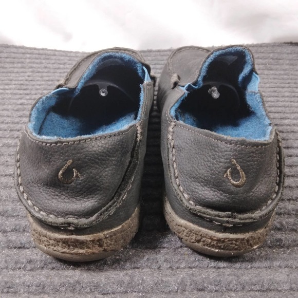 Olukai Moloa Kohana Men Fall Lined Leather Shoes Black main image 7